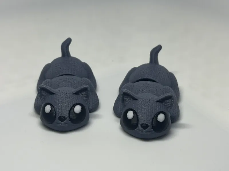 Knitted Articulated Flexi Cat