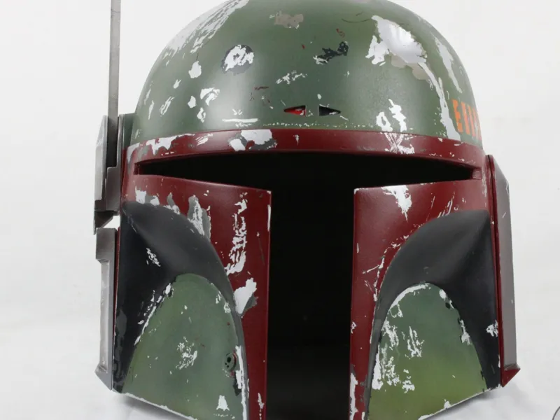Boba Fett Helm – Weathered Display Prop