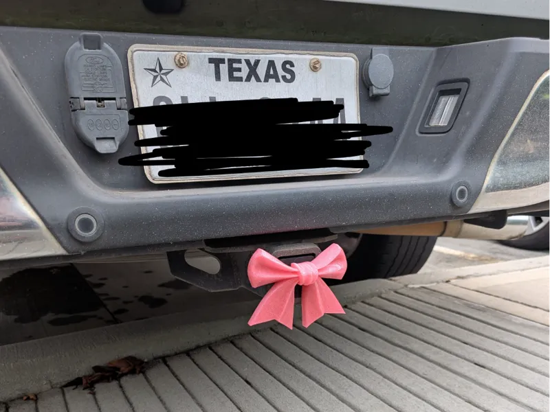 LaLa 2 inch trailer hitch with bow