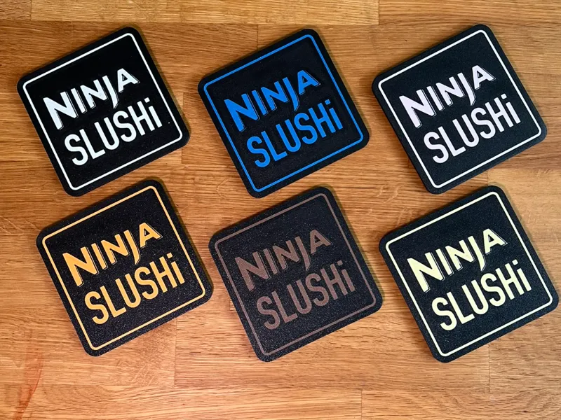 Ninja Slushi Untersetzer 110x110mm