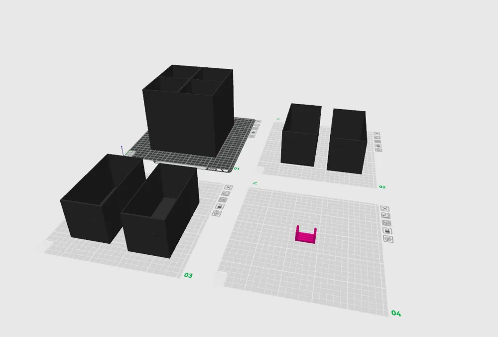 LARGE BOX WITH 4 DRAWERS by felixdupi MakerWorld: Download Free 3D Models