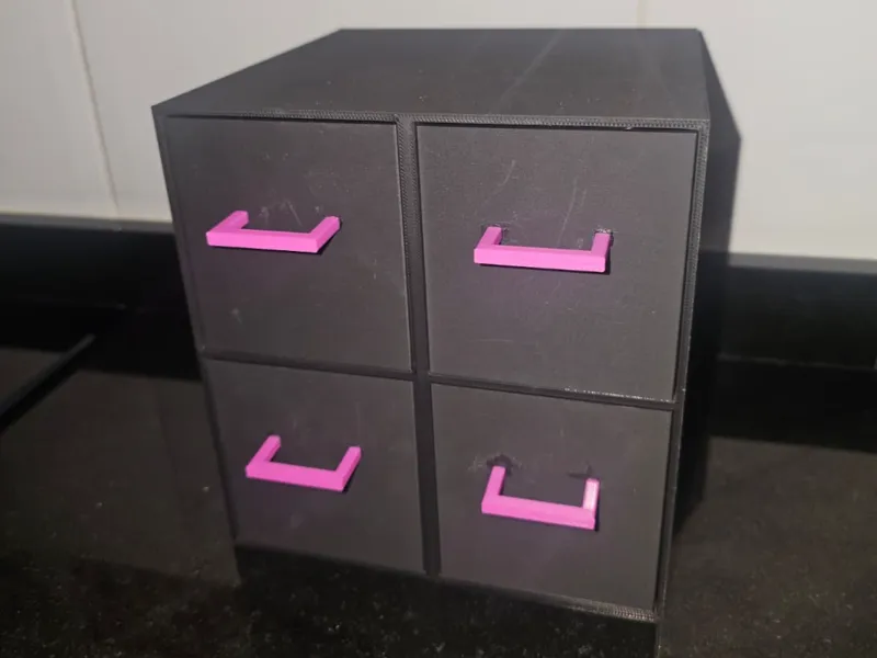 CAJA GRANDE CON 4 CAJONES