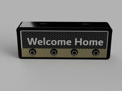 Guitar Amplifier Key Holder