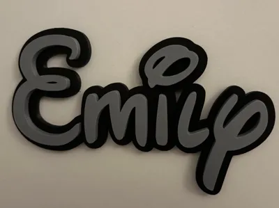 Emily - Lettering - Disneystyle