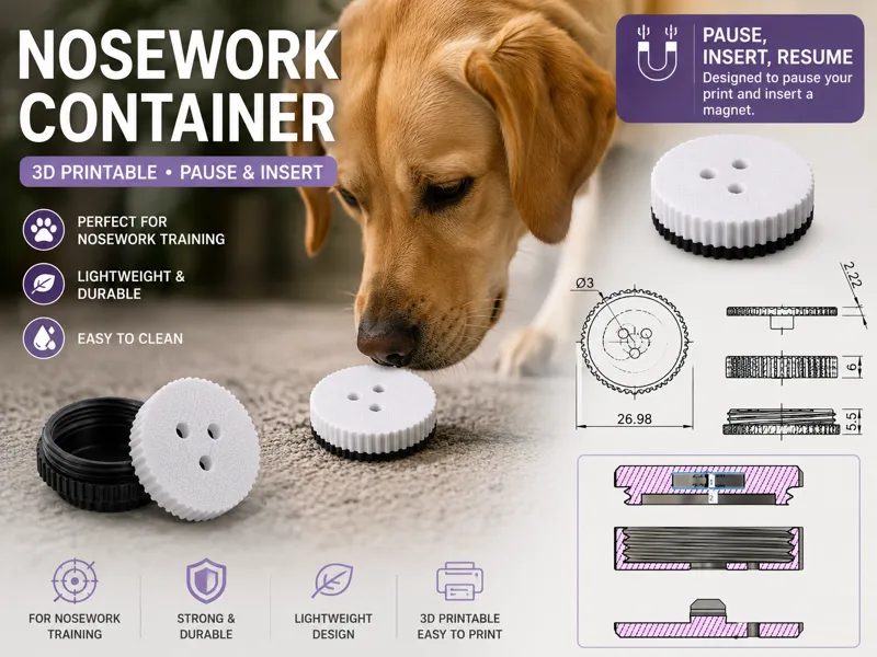 Nosework Scent Container