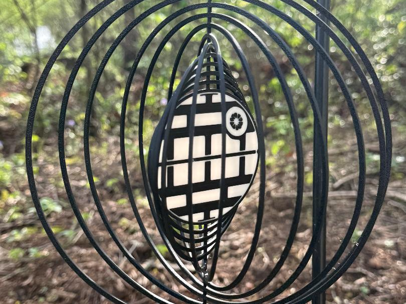 Death Star Inspired Wind Spinner