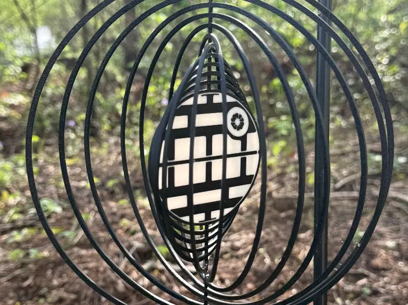 Death Star Inspired Wind Spinner