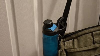 Laptop bag carrying hook