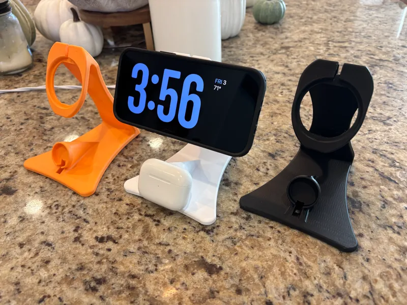 Iphone Standby Dock Dual Charger MagSafe Watch
