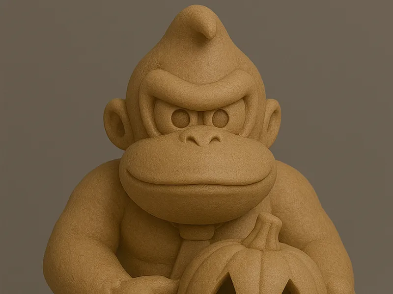 Donkey Kong with Jack-o’-Lantern Halloween