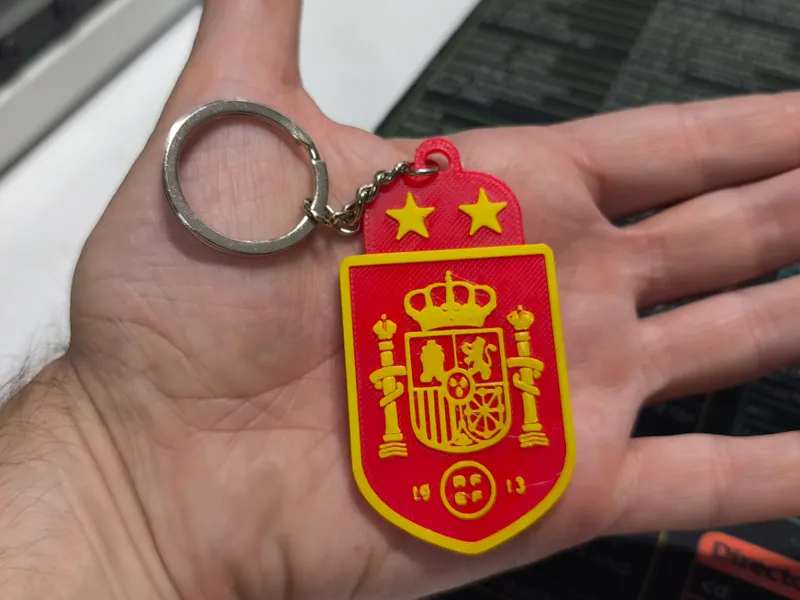 Llavero Escudo España Dos Estrellas - Edición 2026