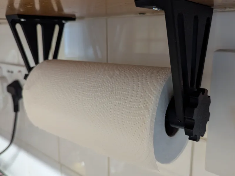 Kitchen Paper Towel Roll Holder (Under Cabinet)