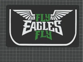 Fly Eagles Fly desk/wall art 