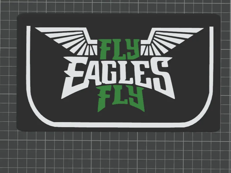 Fly Eagles Fly desk/wall art 