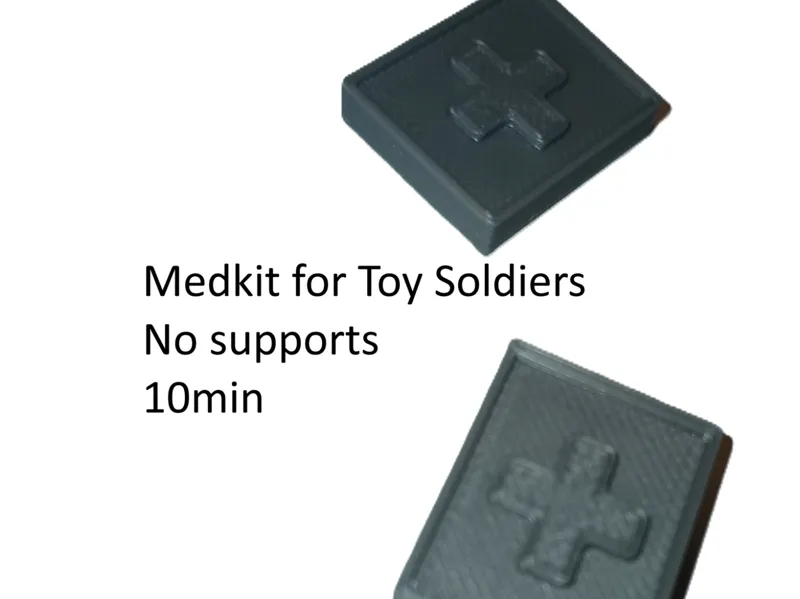 Medkit for Toy Soldiers NO Supports and Quick