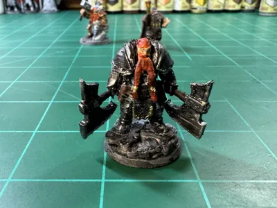 Dwarf Party: Art, Bard, Fight, RuneS DnD PF Mini by PlayerX MakerWorld ...