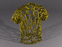 Buste t-shirt façon voronoi — photo 1