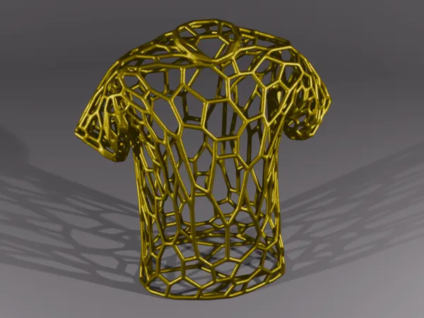 Buste t-shirt façon voronoi