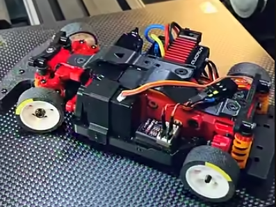 LHS RC MICRO-D 24R Chassis - Race Car