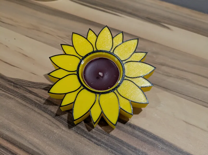 Sunflower Tealight Holder