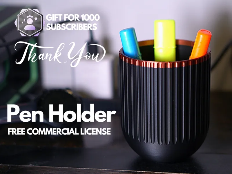 Pen Holder - Free Commercial License