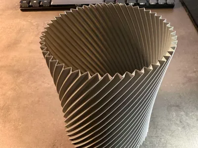 Spiral Trash Can