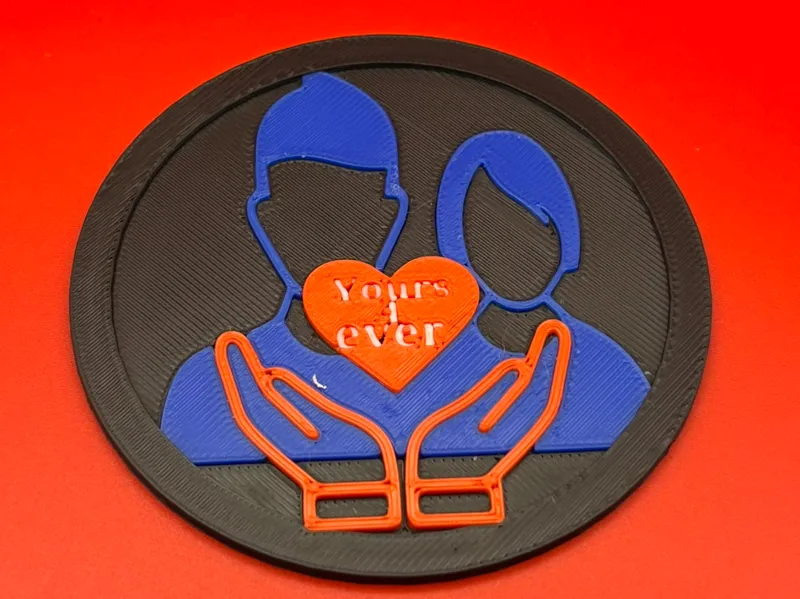 4 Ever 3" coaster