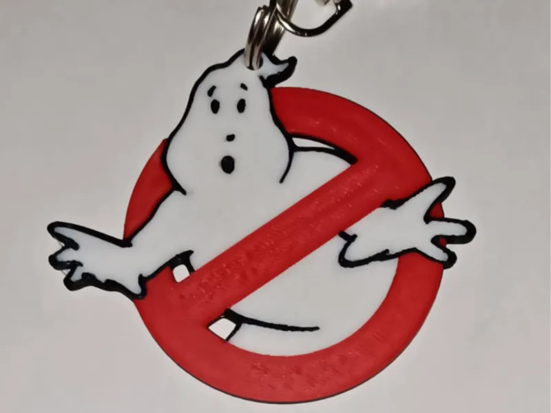 Ghostbusters Logo Keychain