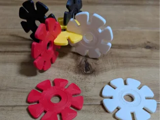 Snowflake Blocks Choking-Safe