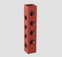 2x2 Upright with 1" holes
