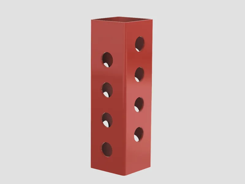 3x3 Squat Rack - 1" or 5/8" holes - Parametric