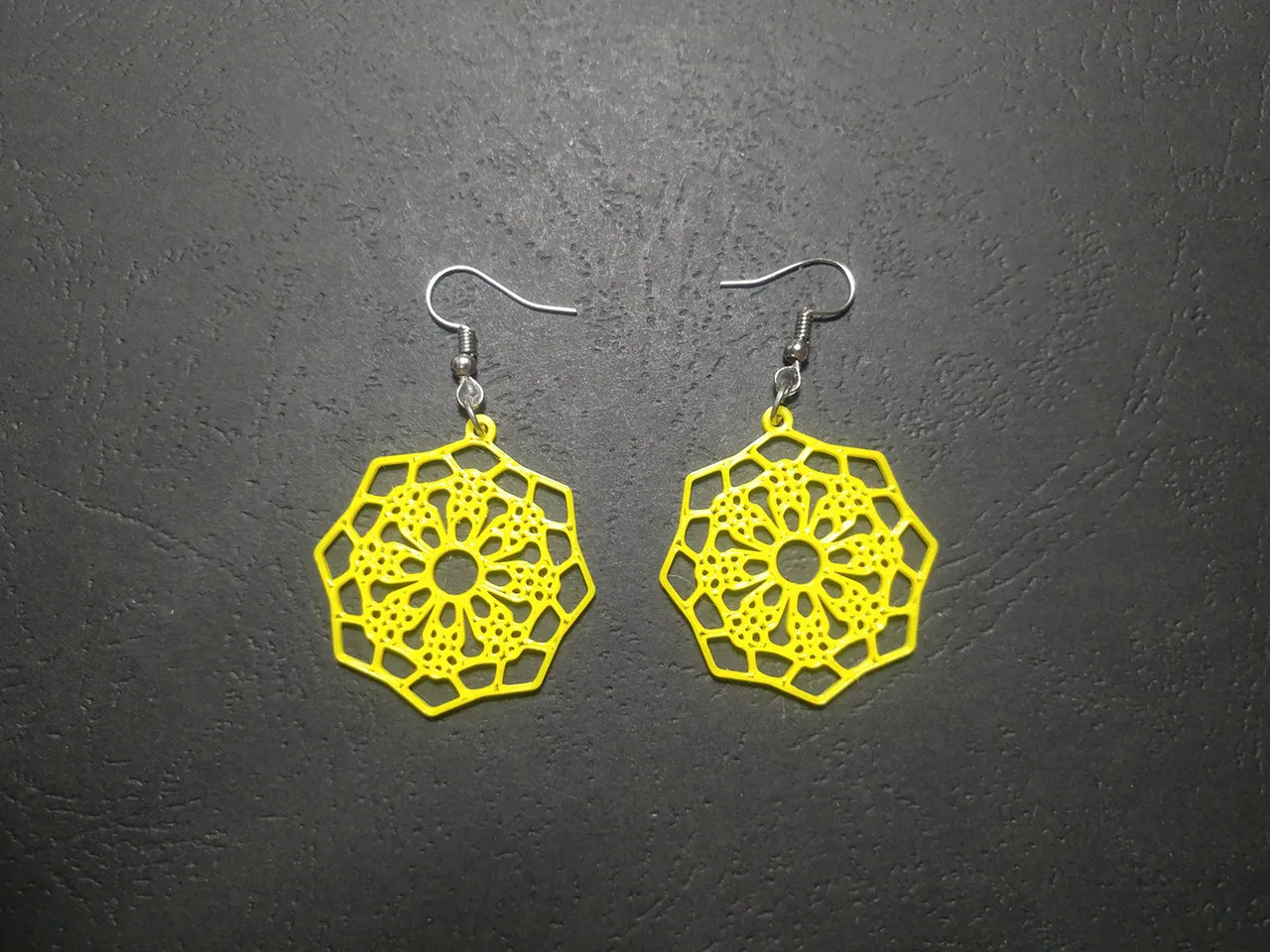 Interwoven Hexa Earrings view 2