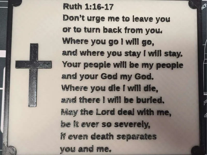 Ruth 1:16-17 Sign