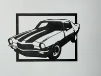 Silhouette Camaro (déco murale) — photo 3