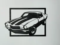 Silhouette Camaro (déco murale) — photo 2
