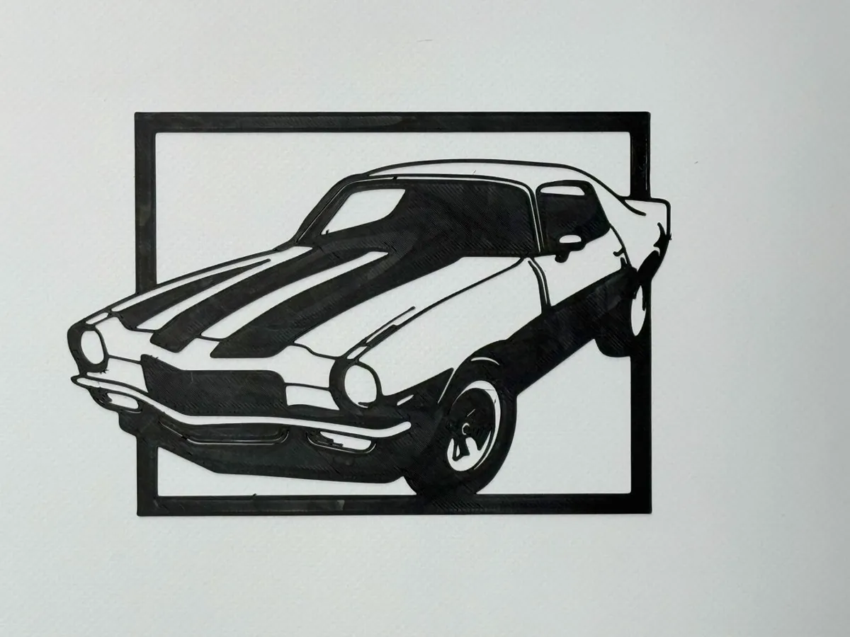 Silhouette Camaro (déco murale)