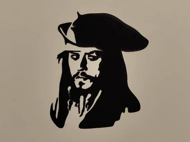 Décoration murale Jack Sparrow - pirates