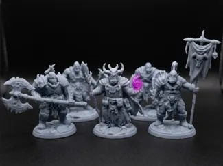 Orcs 5er set: The Black-Iron Warband