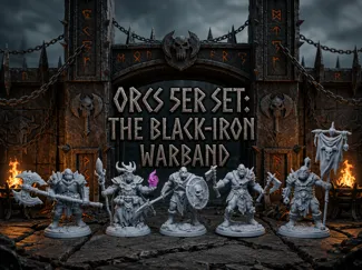 Orcs 5er set: The Black-Iron Warband