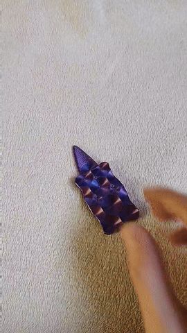 Fidget trammel knife "Scoria"