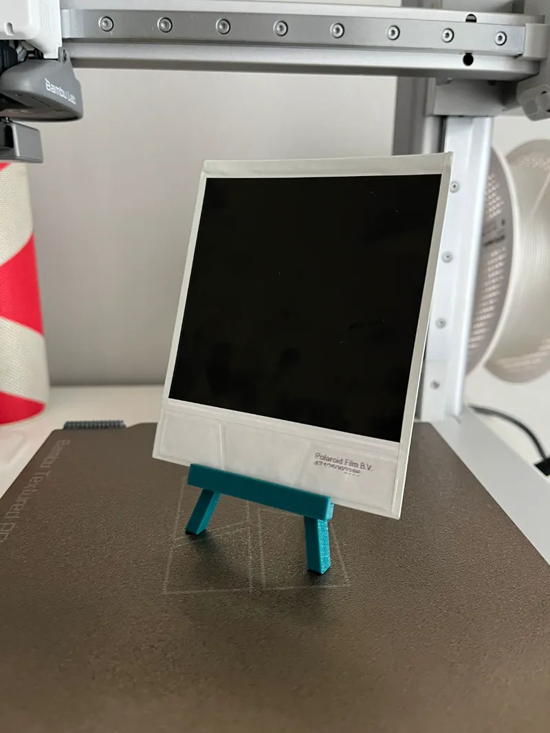 Polaroid easel holder