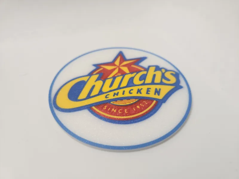 Church's Chicken coaster set with caddy