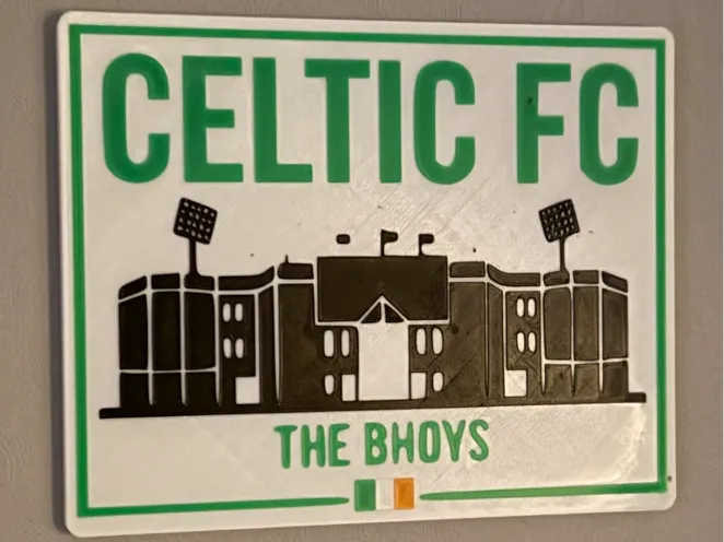 Celtic FC–“The Bhoys” Stadium Wall Sign | AMS REQ