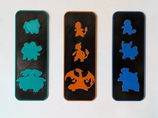 Pokemon Starter Bookmarks