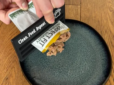 Cat Food Pouch ScraperV2 – No Waste | No AMS