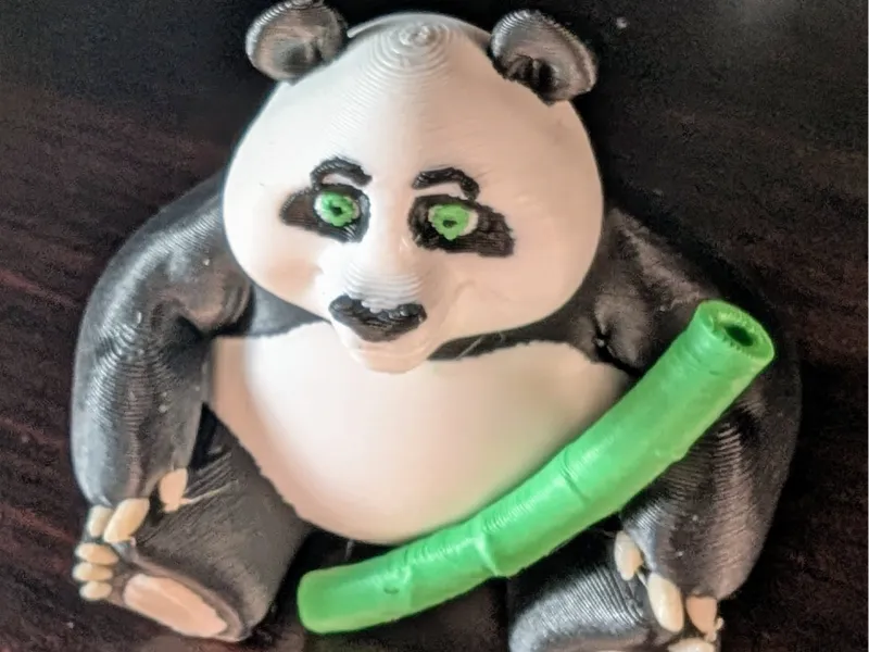Endangered Panda Bamboo Print to Raise Awareness!