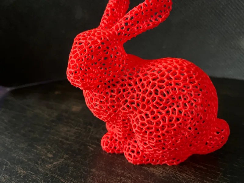 Cute wireframe Bunny