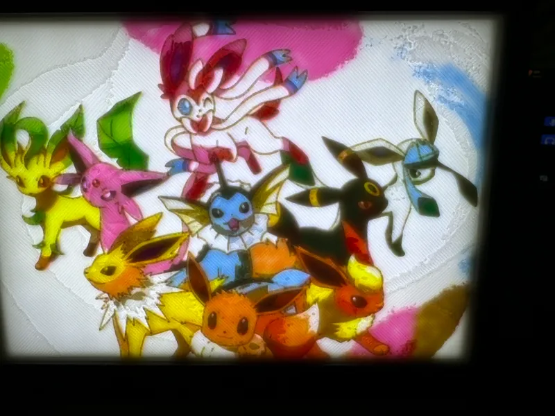 Eeveelutions party lithophane
