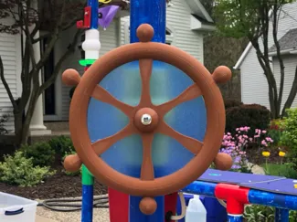 valve handle (1 1/2-inch pipe) pirate ship wheel