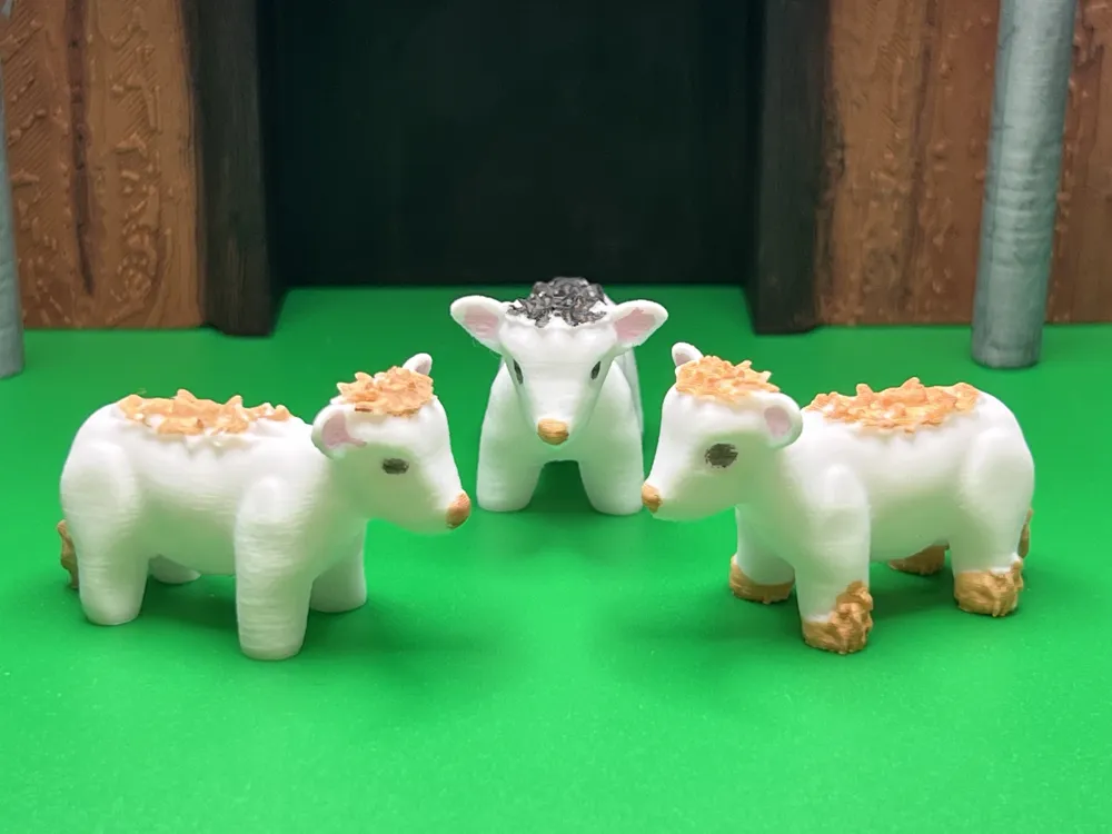 Coaws Model Mini Hereford and Highland Cows by PrintingPopPopMakerWorld: Download ...